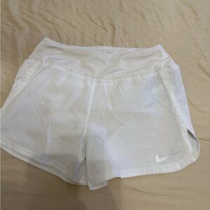Nike Women's White Athletic Shorts